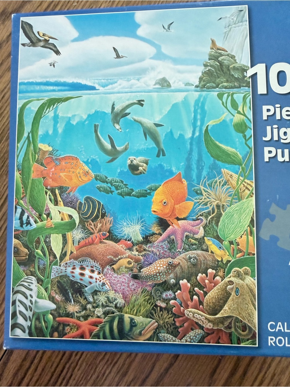 1000-Piece 'California Roll' Blue Jigsaw Puzzle - Picture 2 of 2